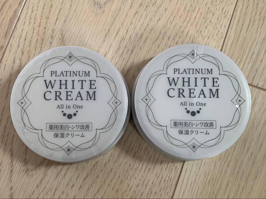 PLATINUM WHITE CREAM オールインワン40g 2個セット - メルカリ
