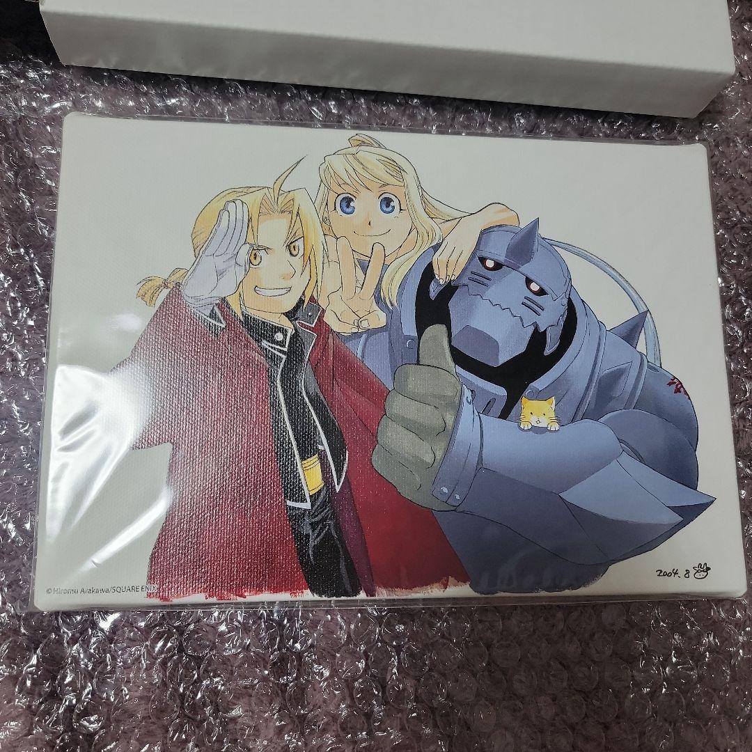 A 鋼の錬金術師 ハガレン イラストキャンバスパネルA コラボカフェ