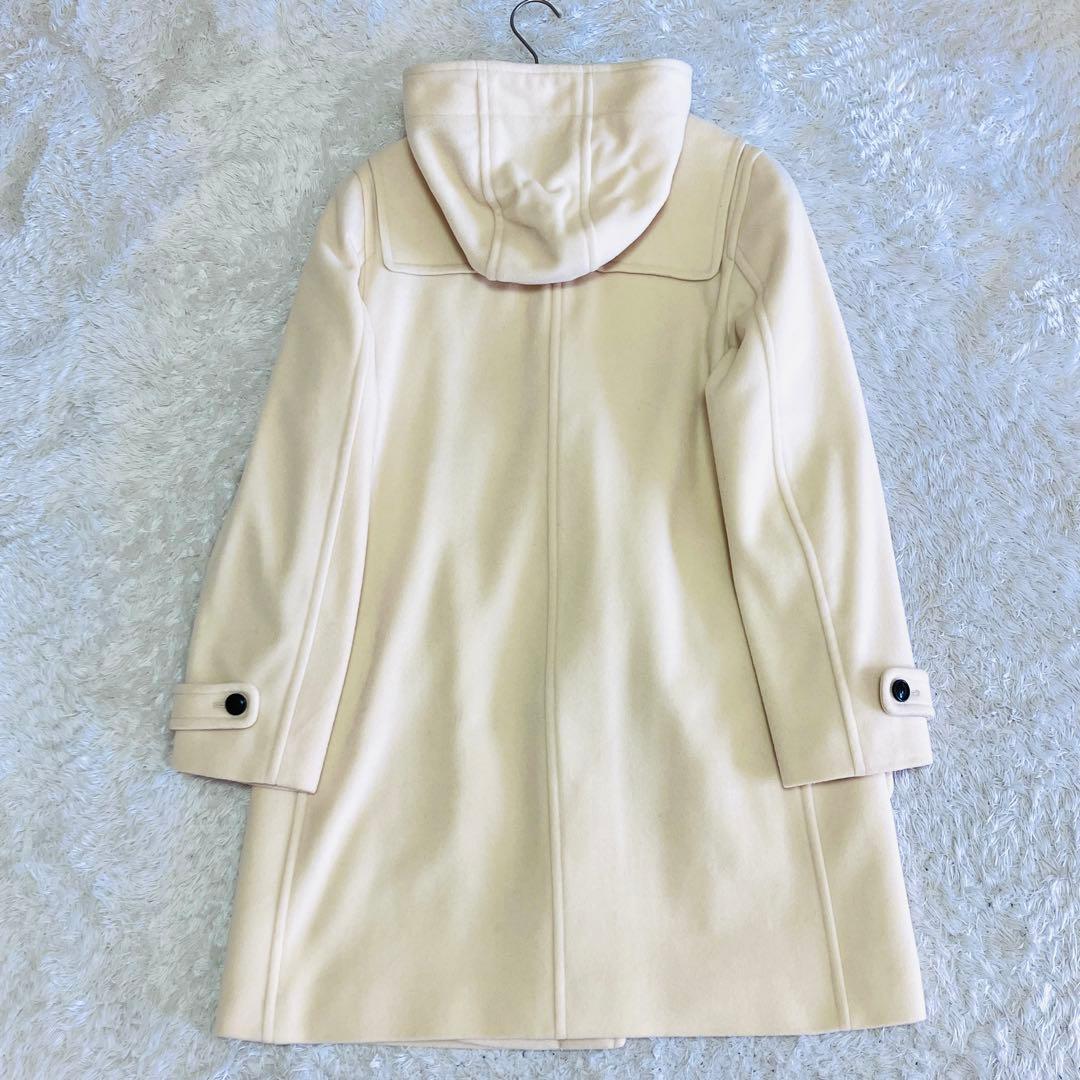 極美品 組曲 ダッフルコート カシミヤ ホワイト 榮倉奈々着用 XL