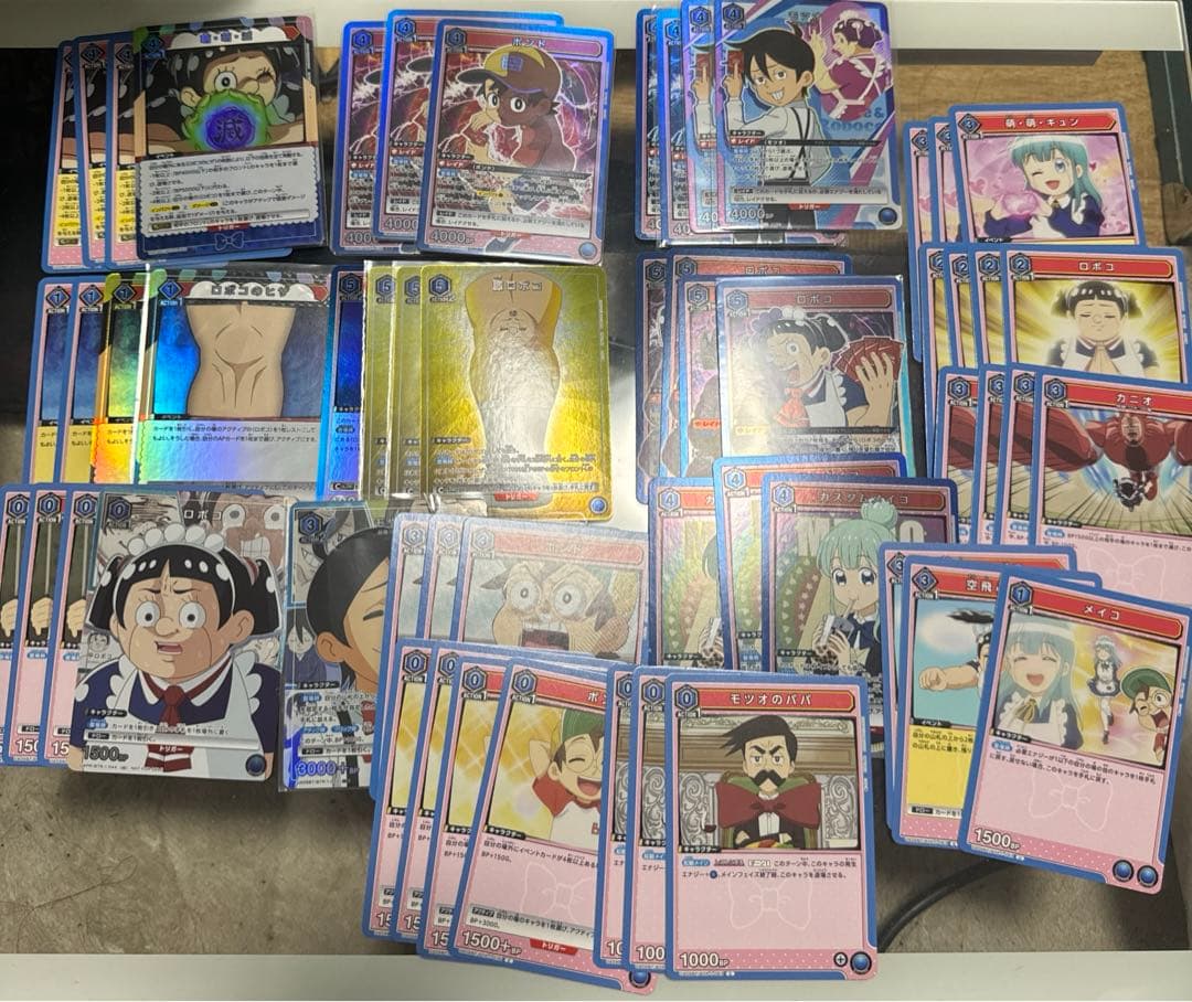 ユニオンアリーナ 僕とロボコ 青 ロボコ ロボ子 デッキ　パラ付き