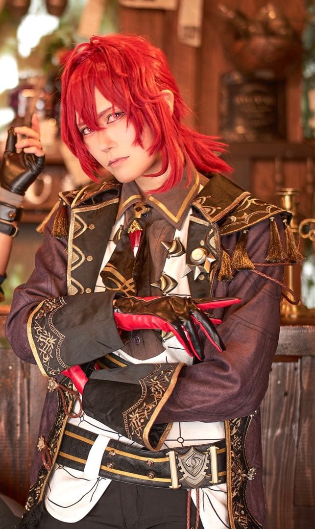 原神 ディルック コスプレ衣装 - メルカリ