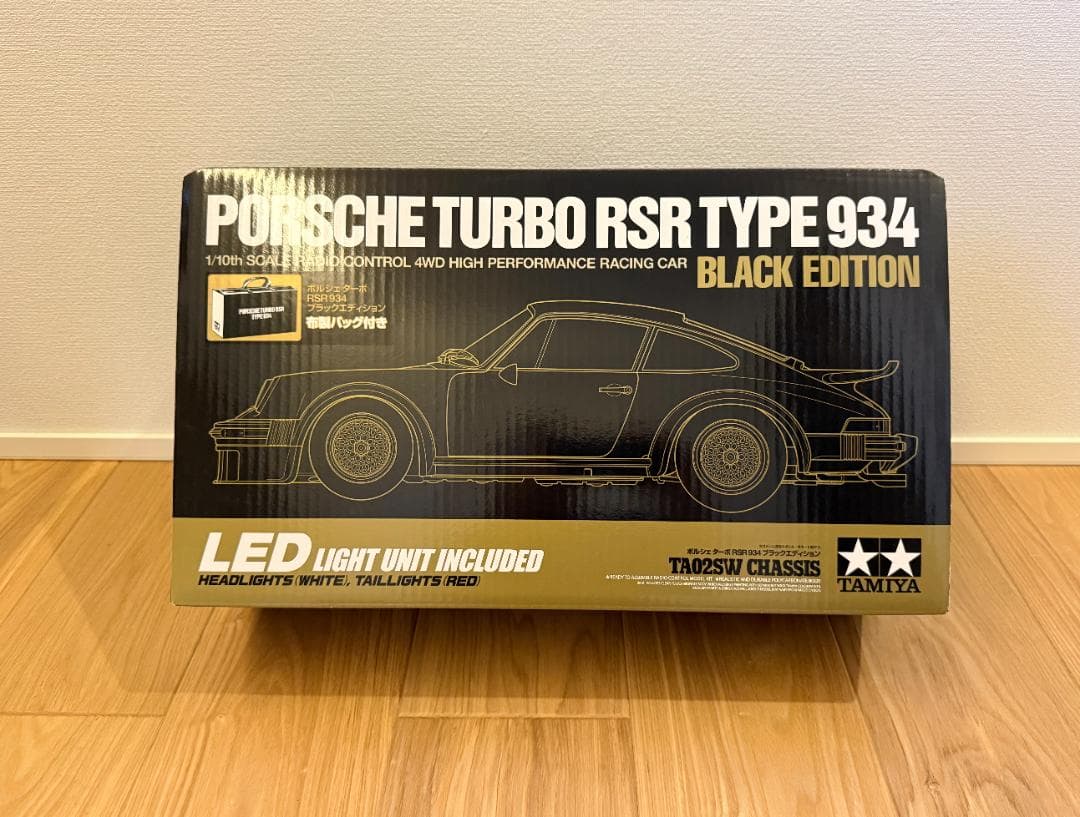 タミヤ TA02SW ポルシェ934 ブラックエディション 未組立