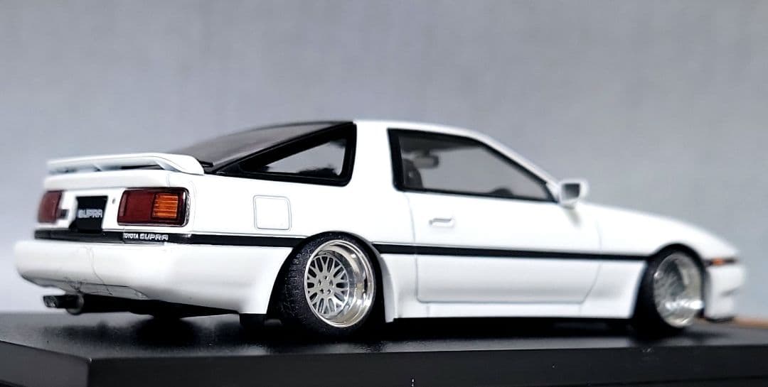 1/43　トヨタ　スープラ改　MA70　BBS-LM　アルミ製　深リム　ハチマル