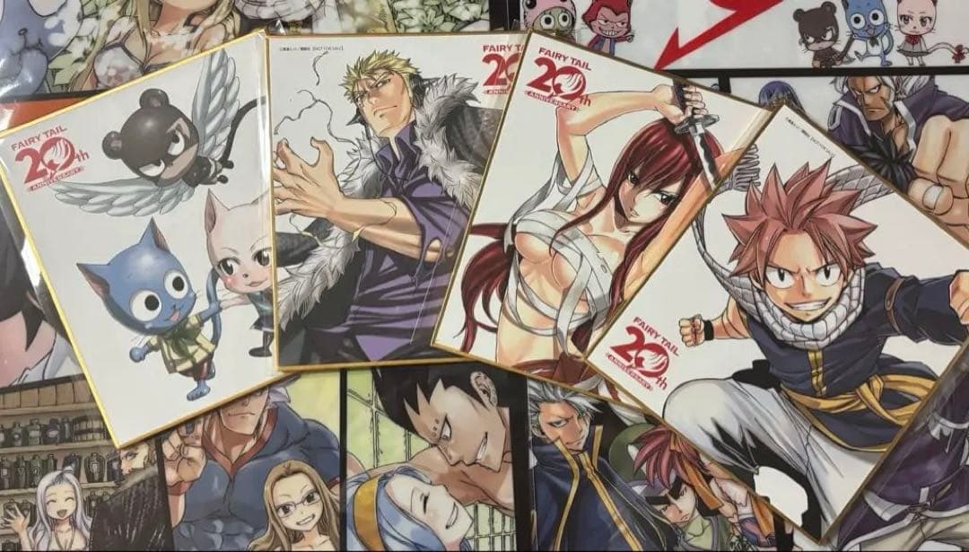 FAIRYTAIL フェアリーテイル 20周年ポップアップストア 色紙