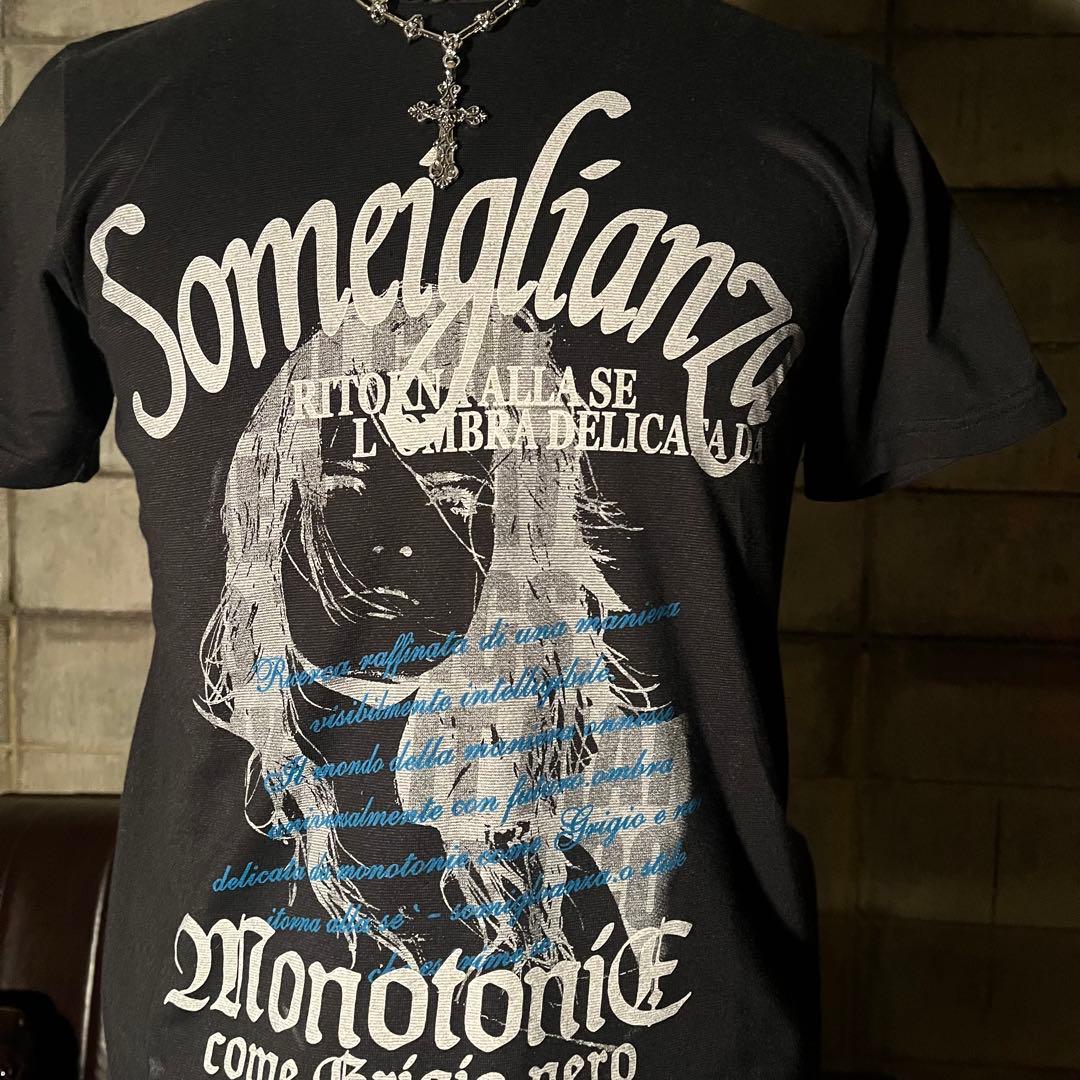 平成 プリント Tシャツ ダークコア ギャル男 英字 パンク グランジ Y2K