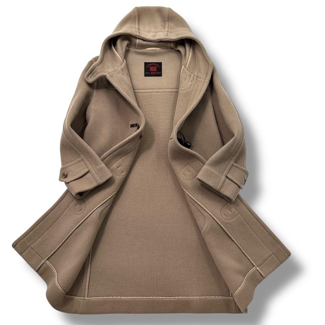 美品 OLD ENGLAND オールドイングランド ダッフルコート ヘリンボーン