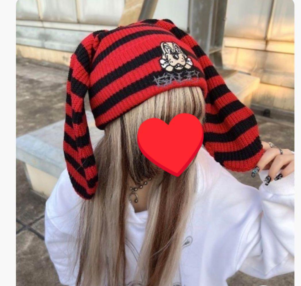 ガルフィー 犬たれ耳ニット帽 ビーニーキャップ - メルカリ