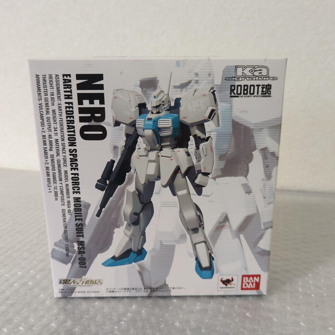 【希少・美品】ロボット魂 MSA-007 ネロ 月面降下仕様 マーキングプラス