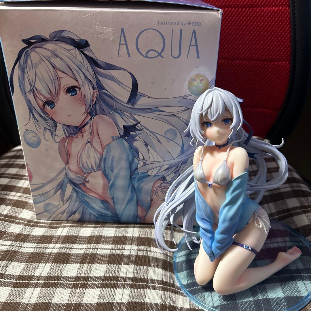 米白粕氏オリジナルイラスト「あくあちゃん」1/7 完成品フィギュア