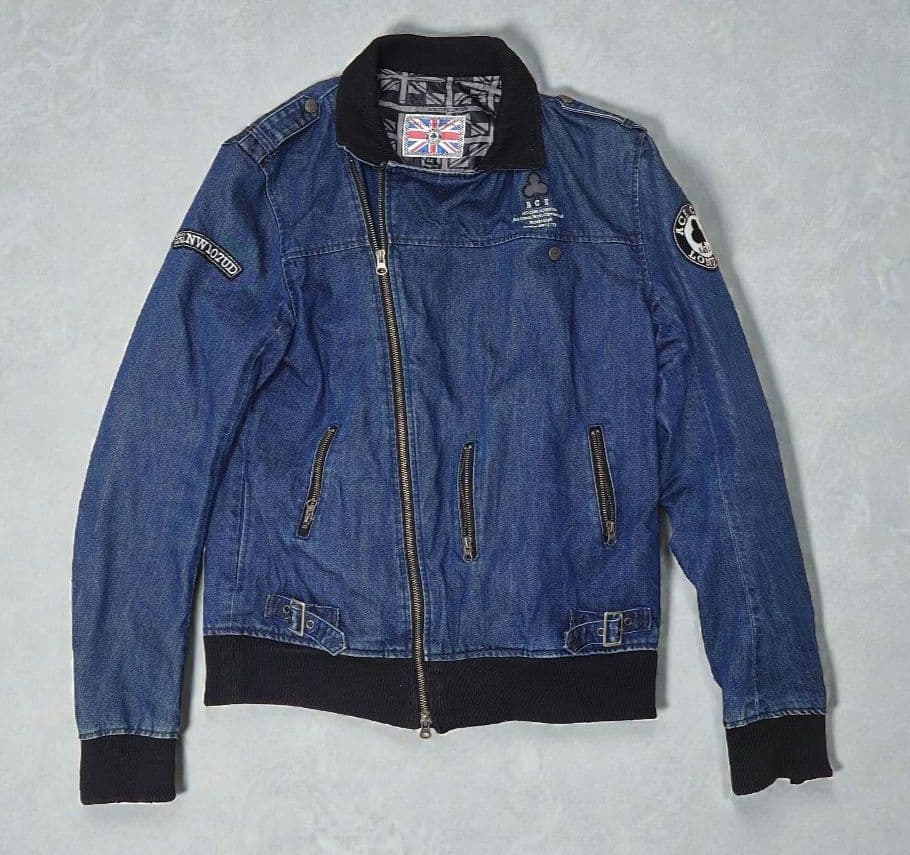 エースカフェロンドン ライダースジャケット ネイビー LLサイズ 楽天市場】【在庫限り！】【公式】【秋にピッタリ】 エースカフェ