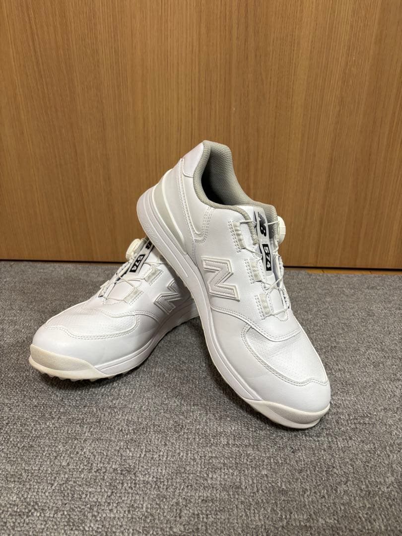 New Balance 574 ゴルフシューズ ホワイト