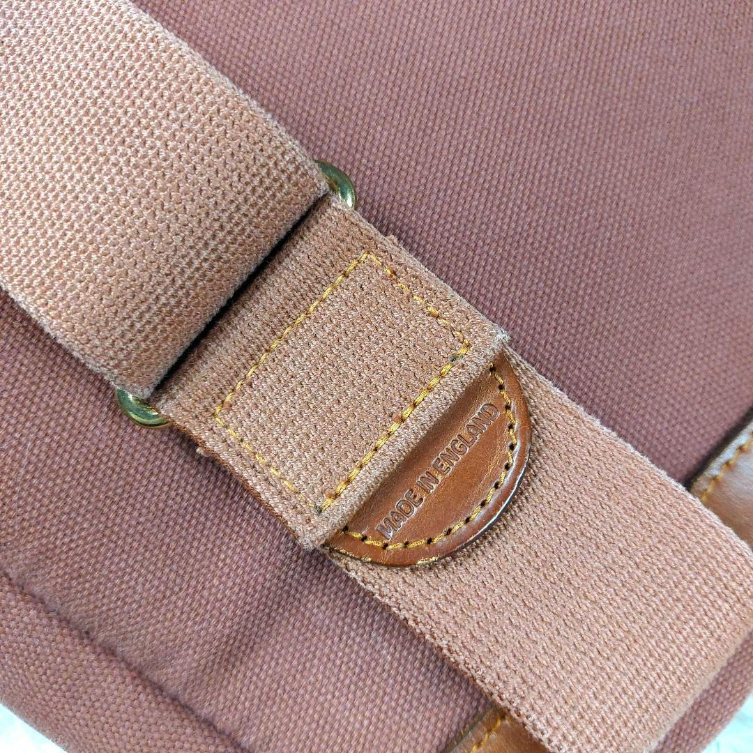 BRADY サンドリンガム ゲーム レザーキャンバス ベルトメッセンジャー