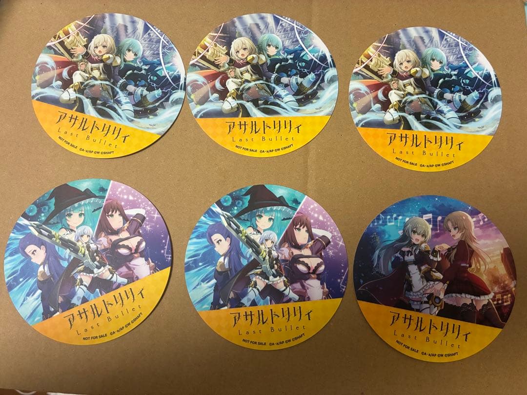 【バラ売り可】アサルトリリィ 神庭女子藝術高校×PABLO mini コースター