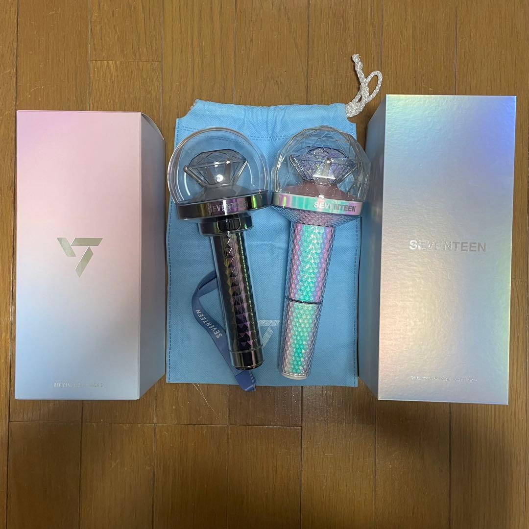 seventeen セブチ ペンライト ver2 ver3 - メルカリ