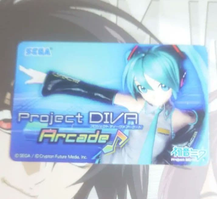 初音ミク Project DIVA Arcade ICカード 初期デザイン版 - メルカリ