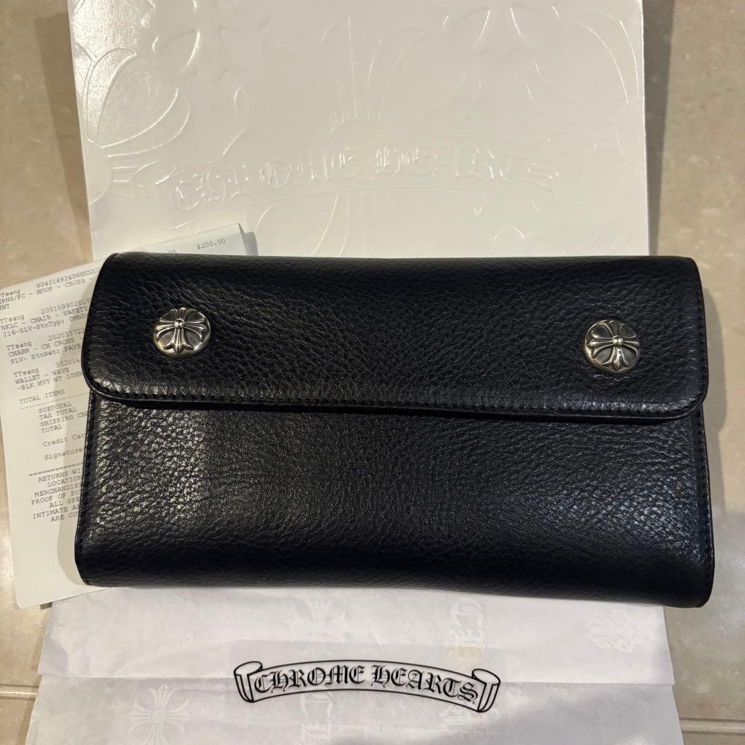 ★新品未使用★クロムハーツ ウェーブウォレット 長財布 2025年購入