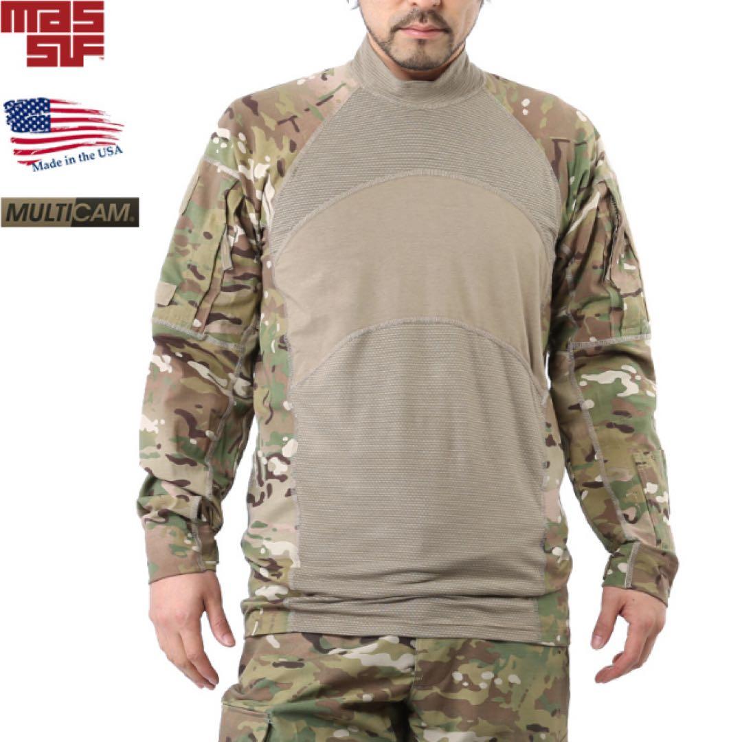 実物 米軍 コンバットシャツ Sサイズ MultiCam