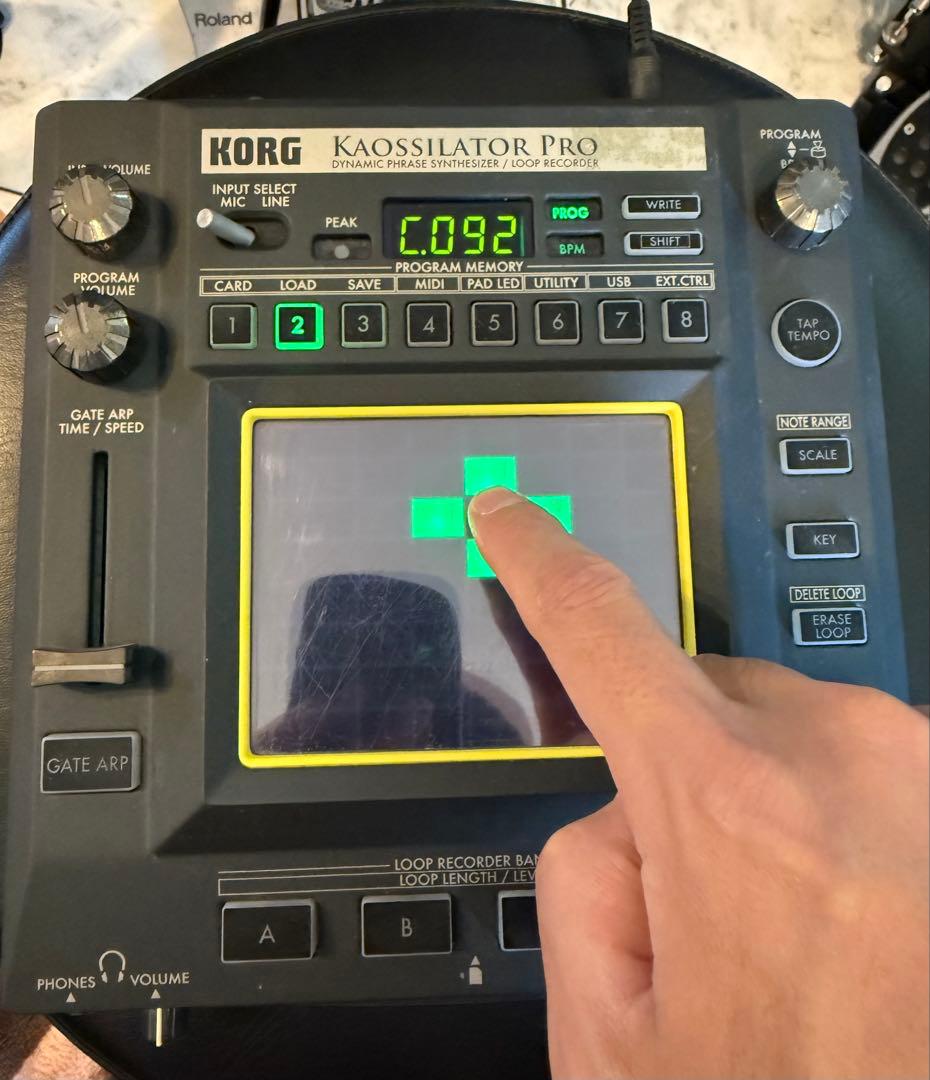 KORG KAOSSILATOR PRO 本体 ACアダプター付きの通販はau PAY