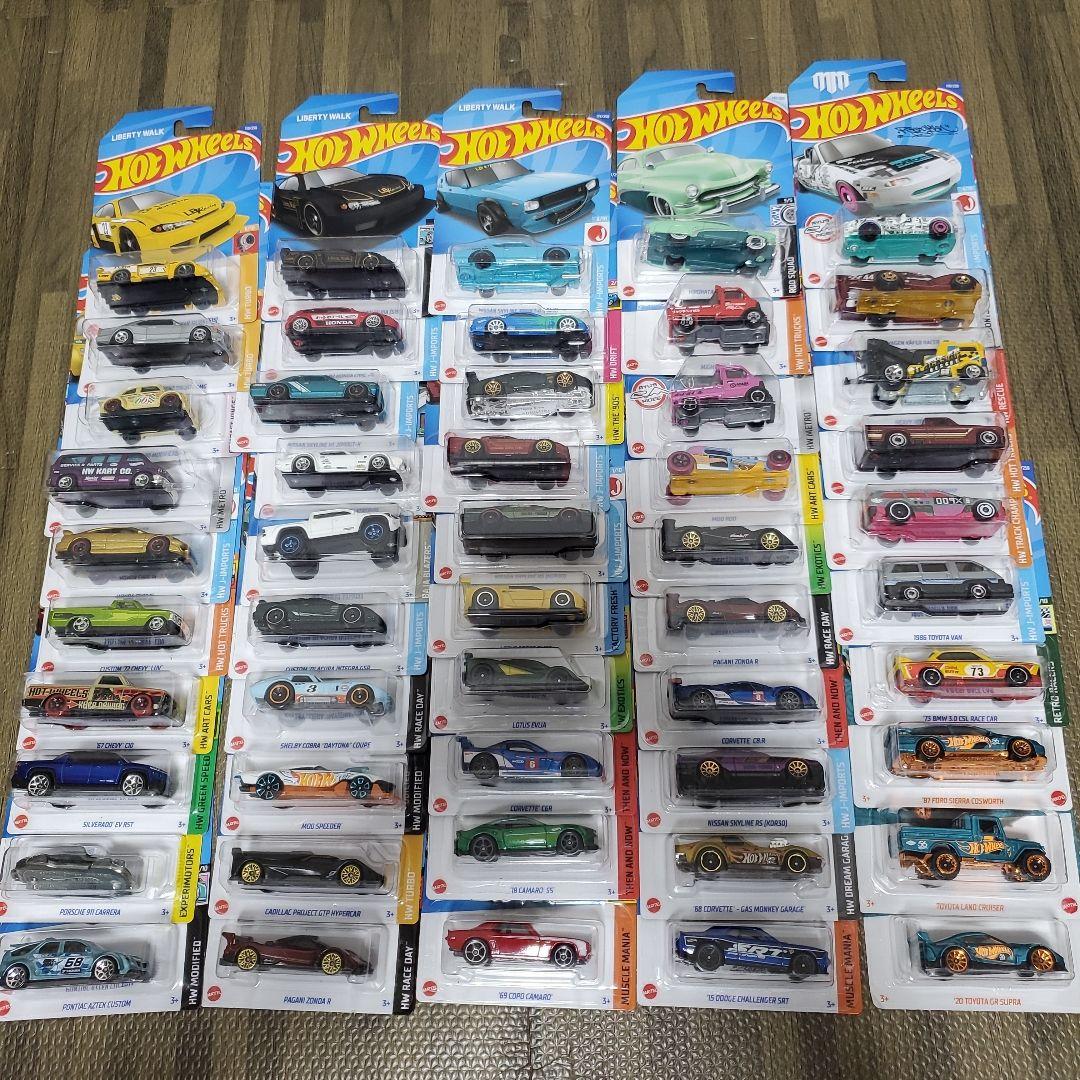 ホットウィール　ベーシックカー　シビック　シルビア スカイライン　LBWK