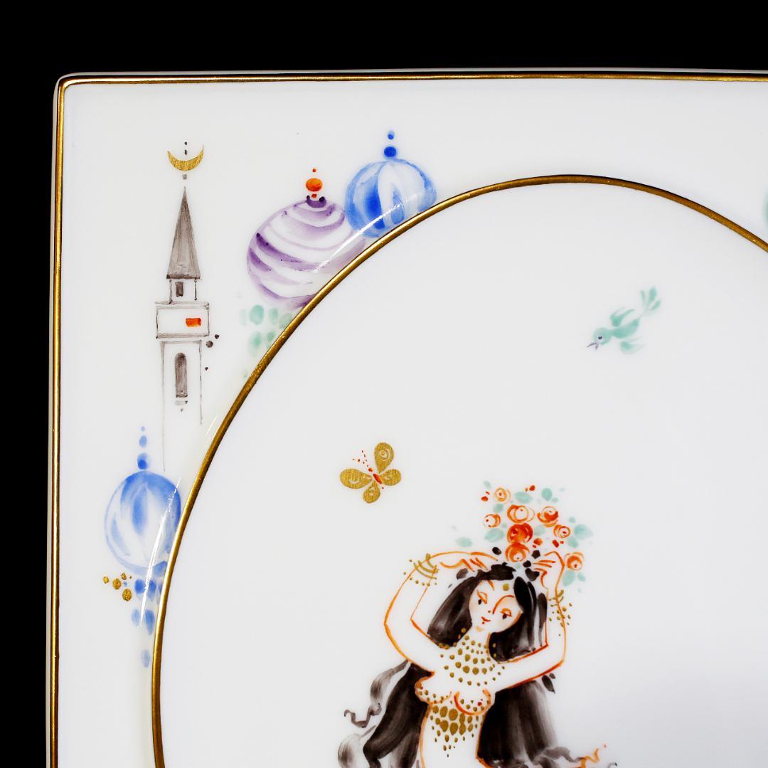 レア極美品1級】マイセン アラビアンナイト 千夜一夜物語 陶板画