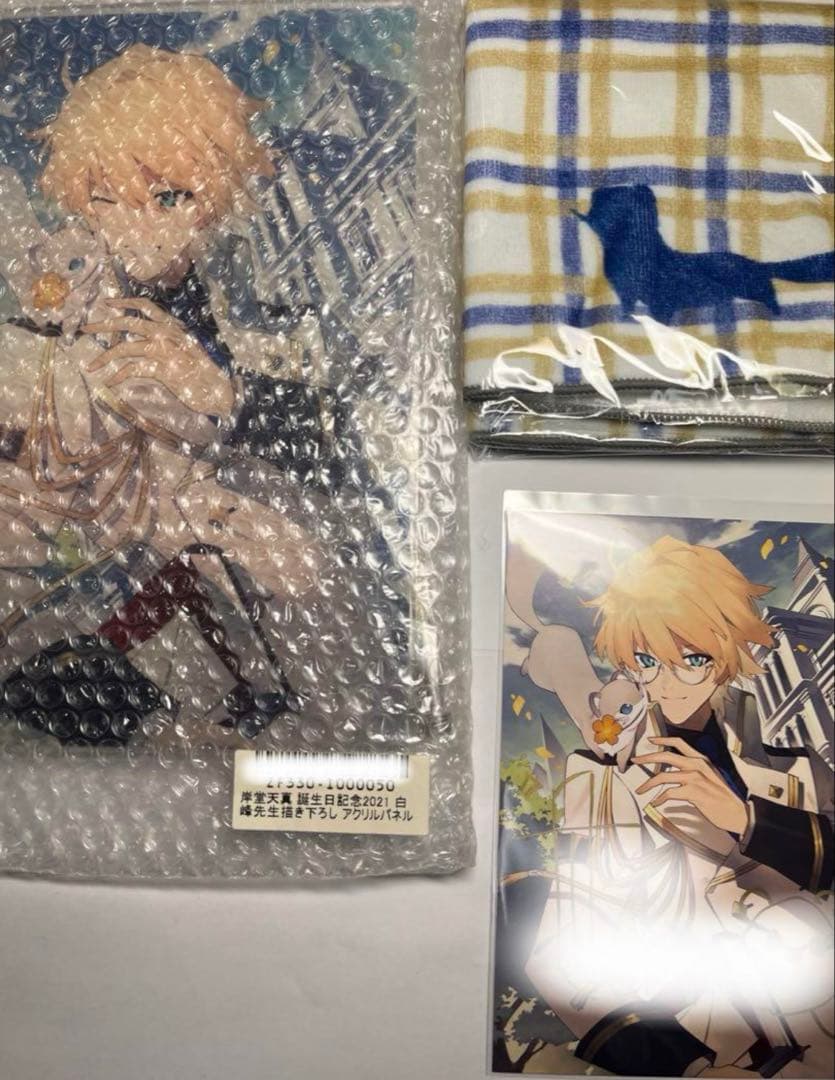 直筆サイン入り 岸堂天真 2021誕生日記念グッズ ホロスターズ ホロライブ 天音かなた 誕生日記念2021 直筆サイン入り ポストカード