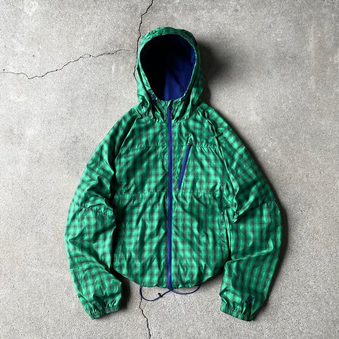 00s old nike check shell jacket archive - メルカリ