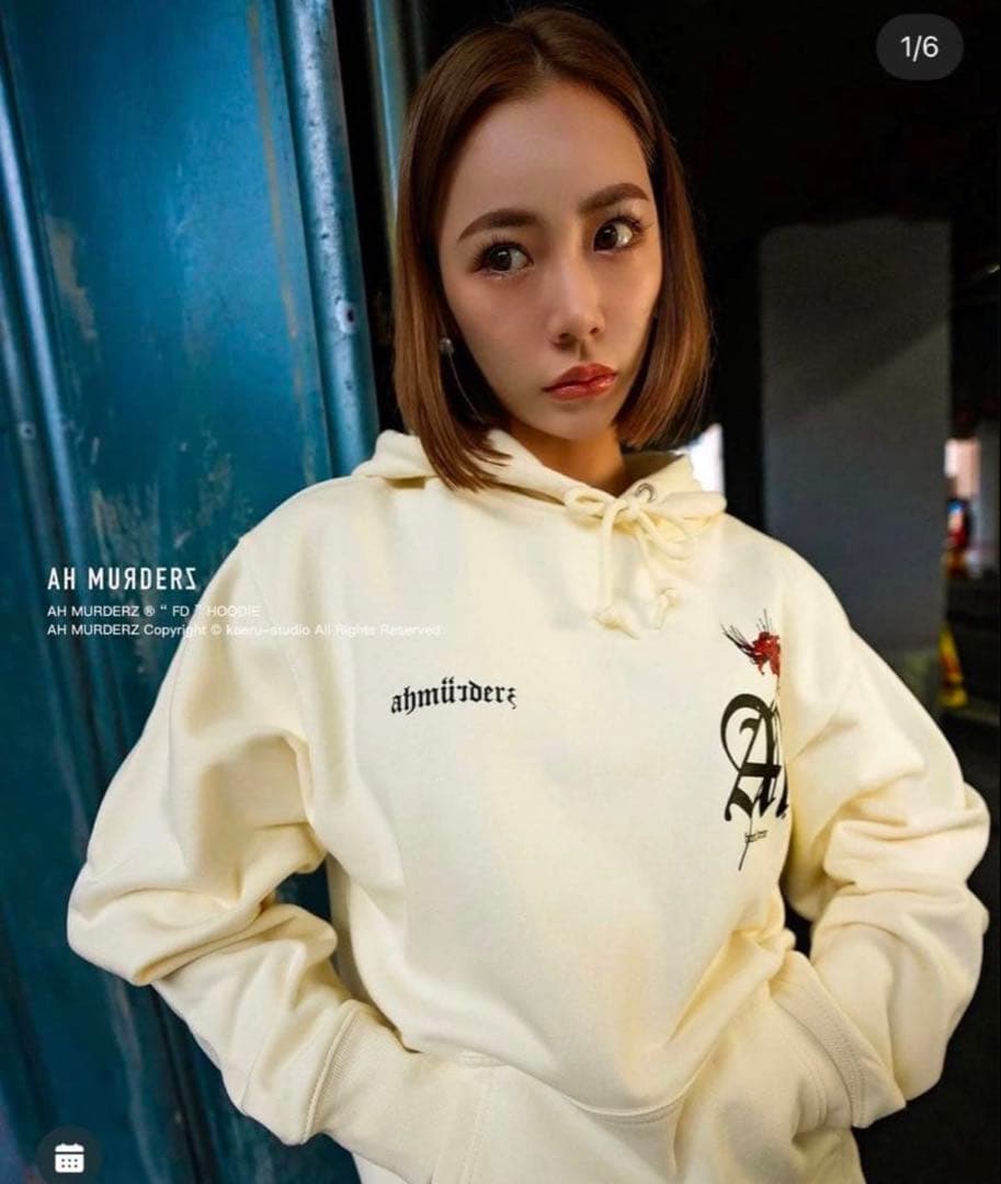 AH MURDERZ パーカー FD HOODIE 彼岸花