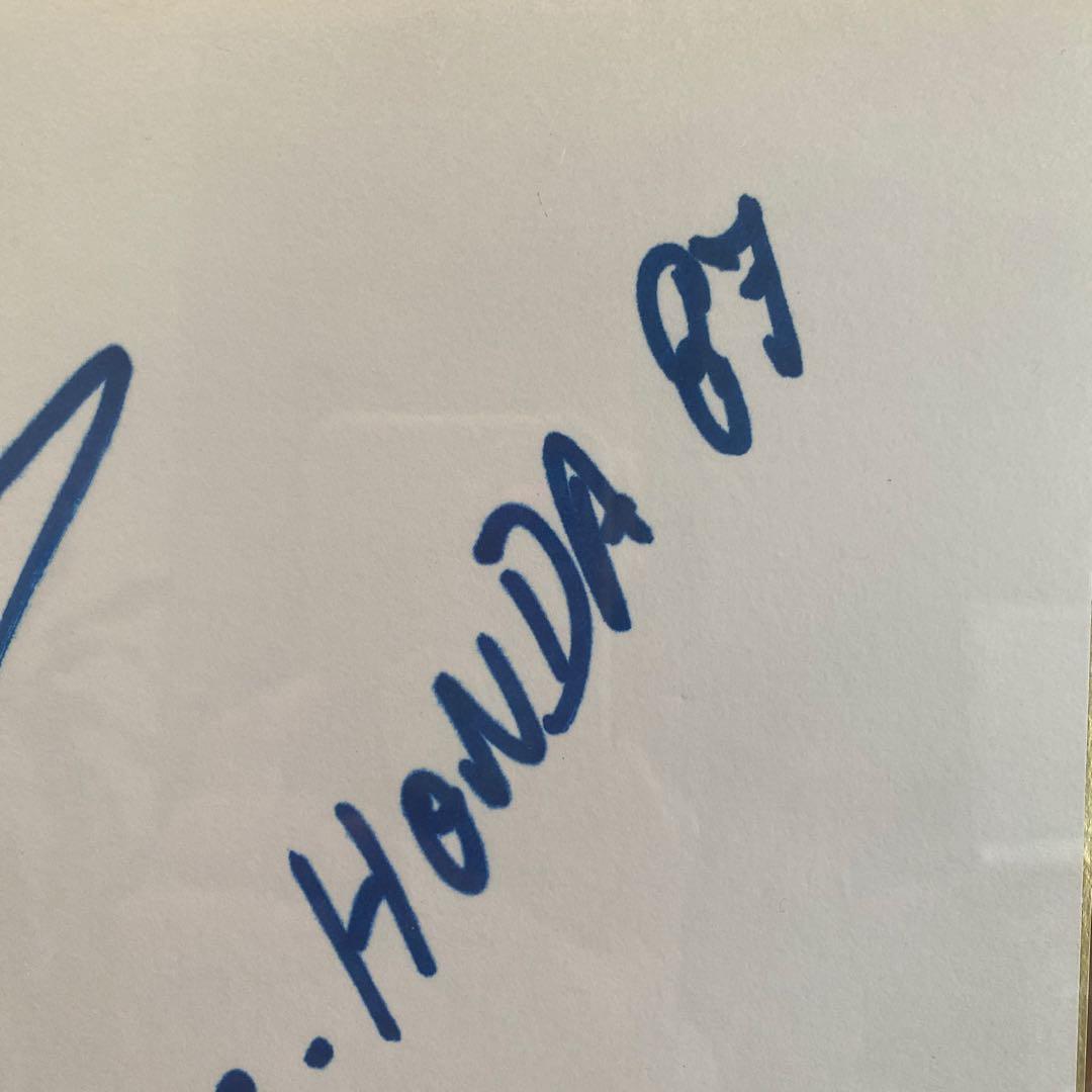 1987年第2期HONDA F1メモリアル アイルトンセナ直筆サイン入額装品