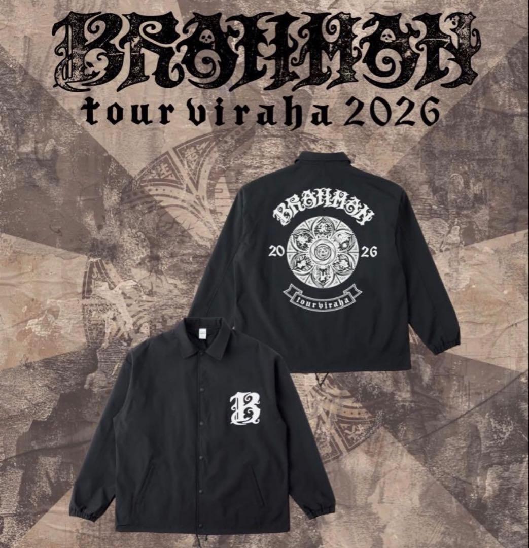 BRAHMAN コーチジャケット XL 新作 BLACK 新品未開封 TOUR Moments コーチジャケット / ブラック | TOoKA BASE