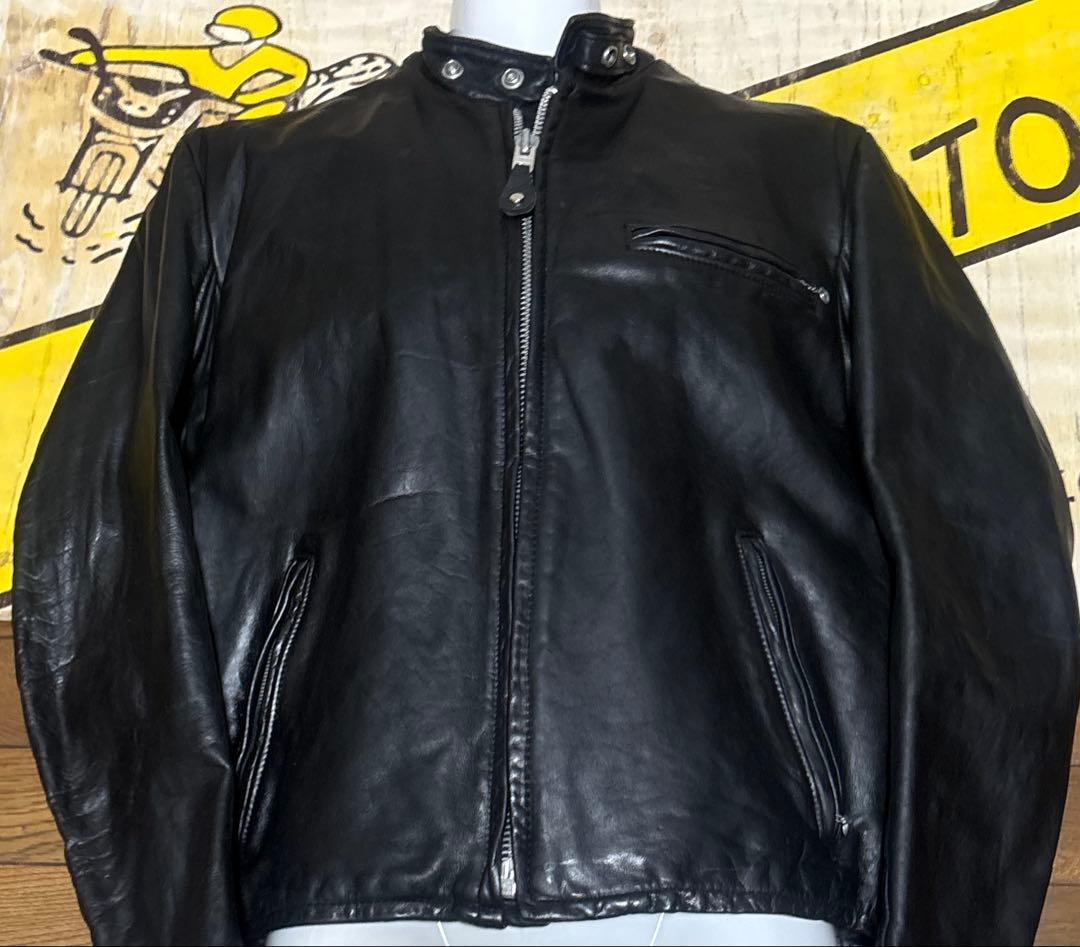 美品‼️schott641 42インチシングルライダース インナーボア付 - メルカリ