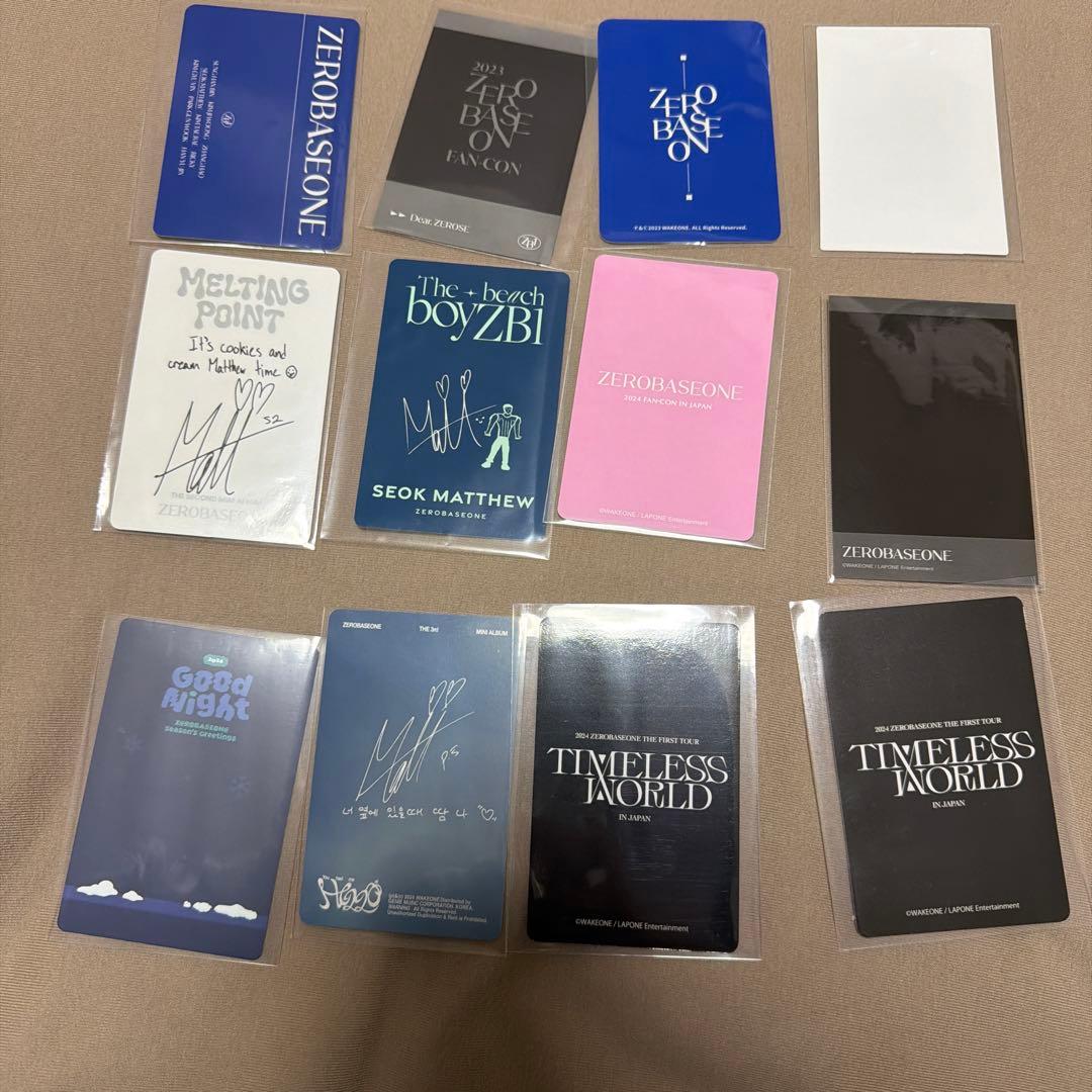 ゼベワン ZB1 メテュ マシュー トレカセット まとめ売り - メルカリ