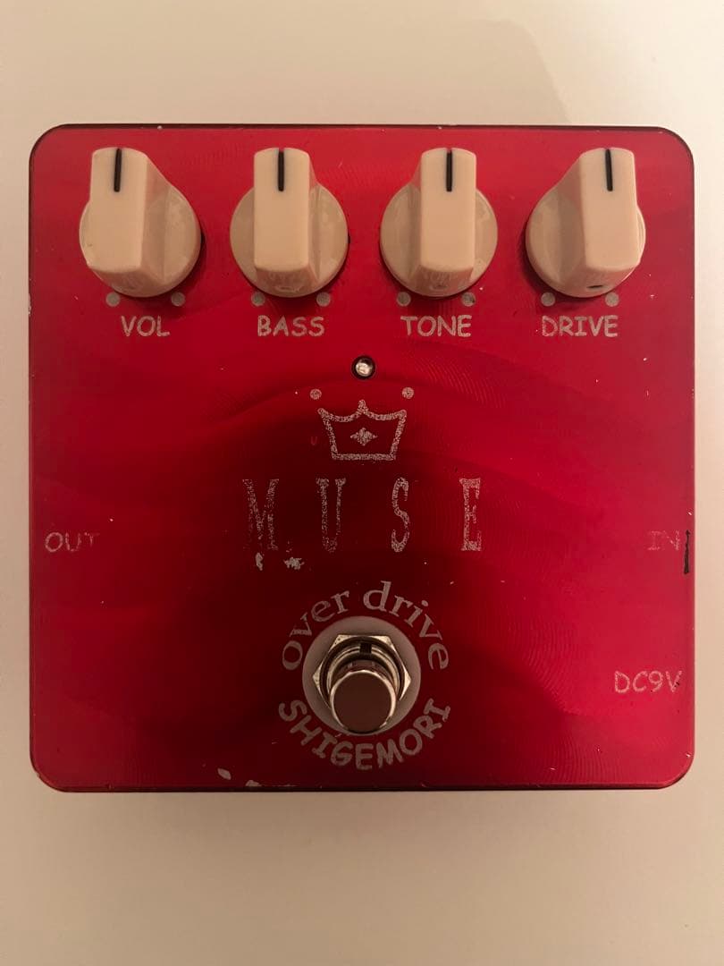 SHIGEMORI MUSE ギター オーバードライブ エフェクター 歪みペダル