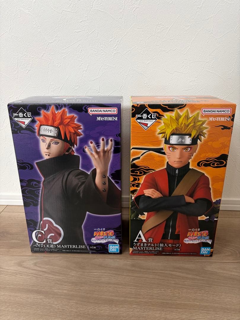 〈未開封〉1番くじナルト輪廻の嘆きと平和の懸け橋　A賞ナルト・C賞ペイン　セット