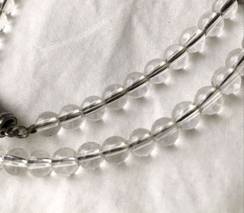 phiten ファイテン 水晶 チタン ネックレス Phild SILVER