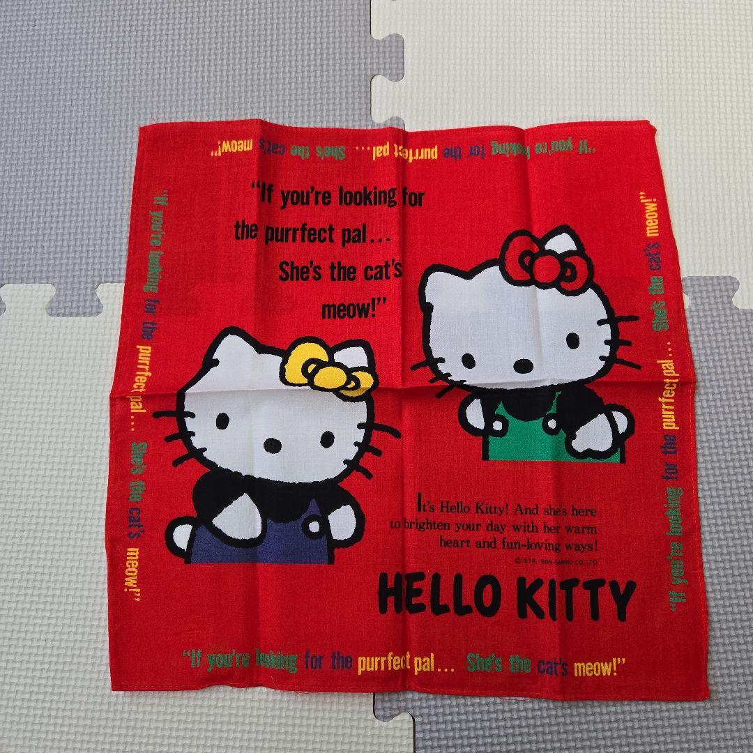 キティ ハローキティ レトロ ハンカチ レア 昭和レトロ - メルカリ
