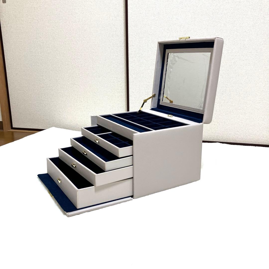 M*o様 グレーの多段式アクセサリーケース