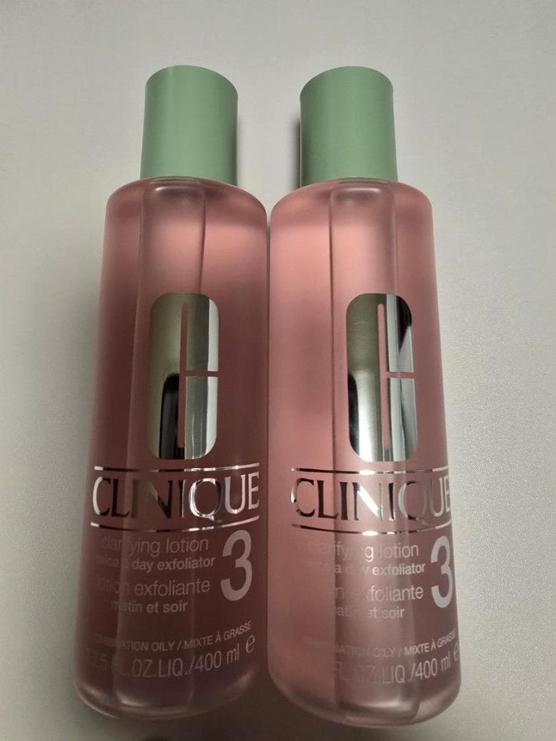【新品未開封】 クリニーク クラリファイングローション3 400ml 2本