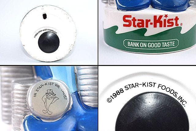 1980's チャーリー ザ ツナ ビンテージ 貯金箱 TOY アドバタイジング