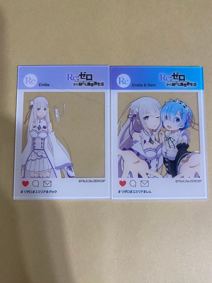 Re: ゼロから始める異世界生活 アクリルプレート 【全10種】セリア