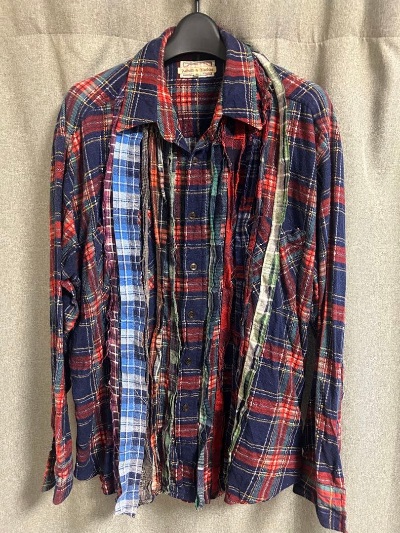 needlesネルシャツ