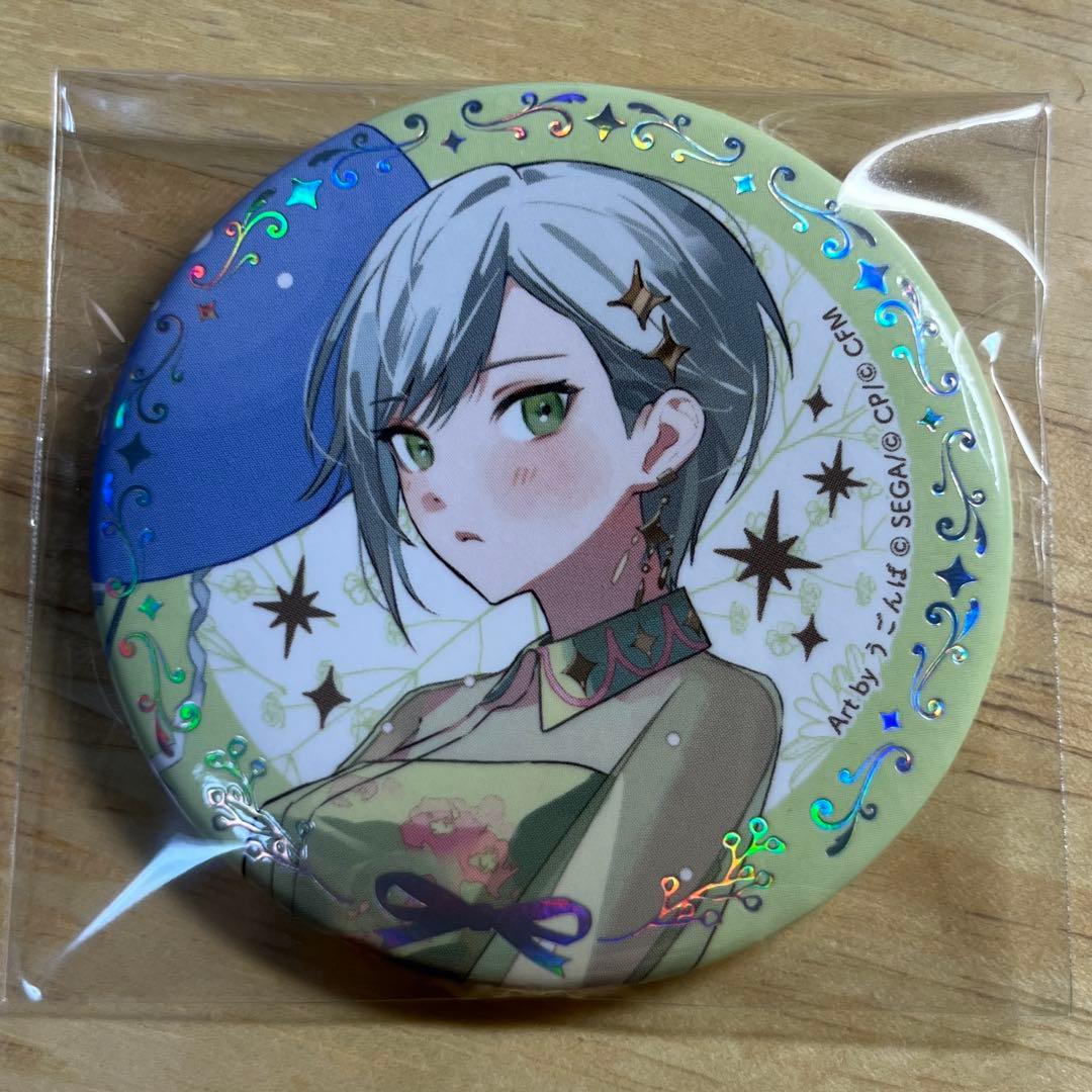 日野森志歩 オーロラ箔押し缶バッジ プロセカ感謝祭4周年 2024 レオニ