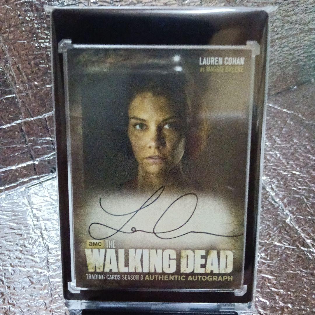ウォーキングデッド walking dead サインカード 直筆サイン マギー