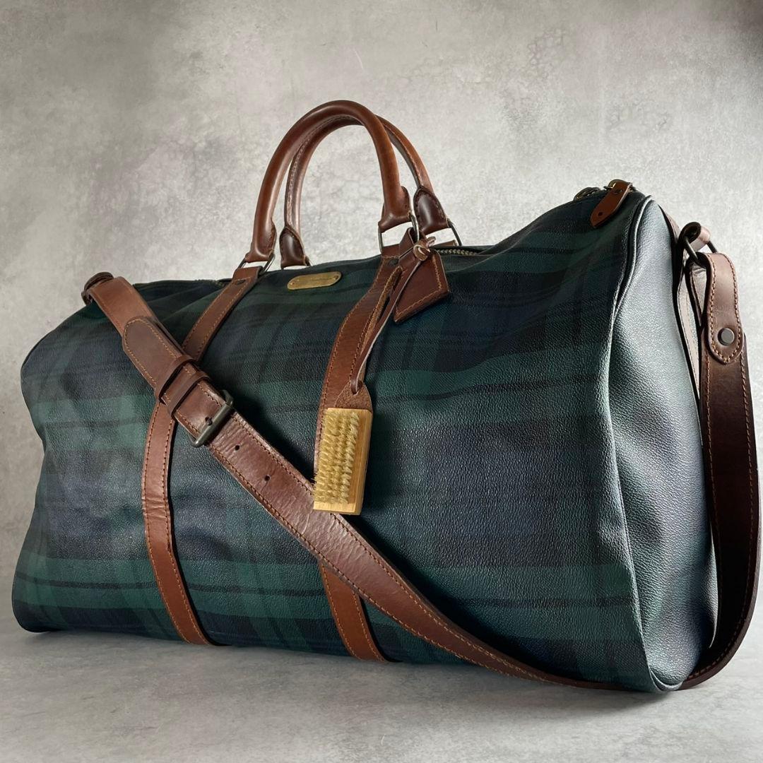 ラルフローレン POLO ボストンバッグ グリーン 2way チャーム