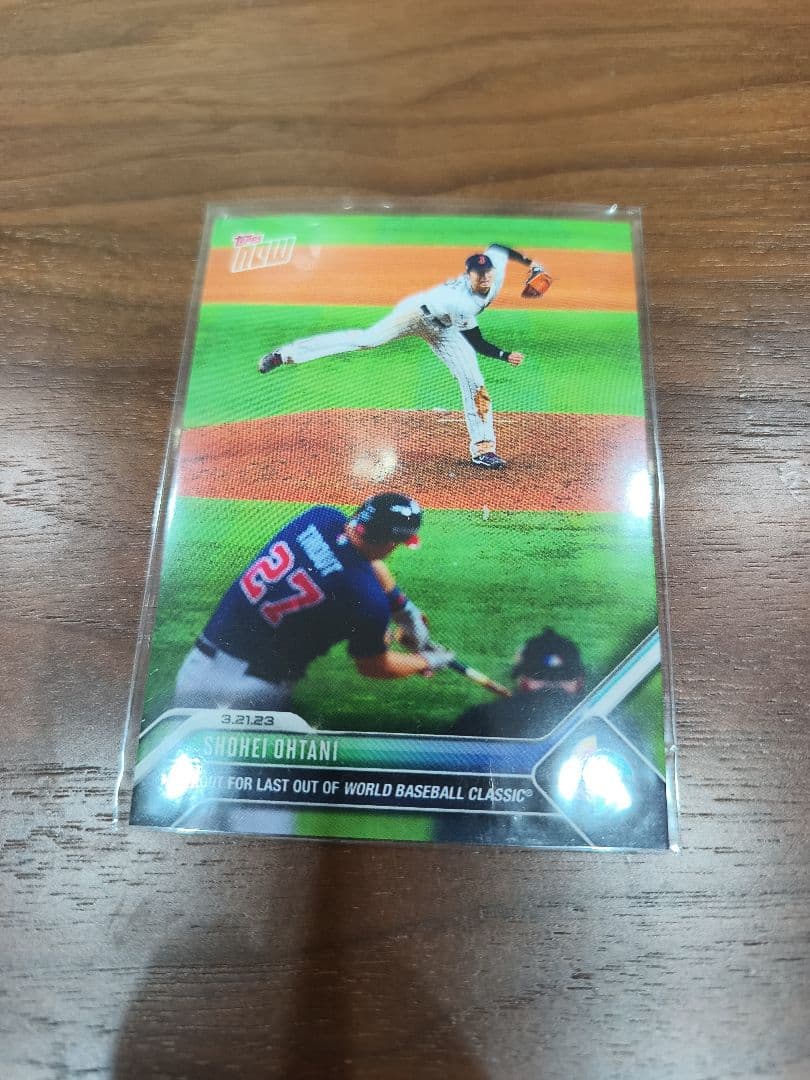 topps now WBC 決勝 大谷翔平 トラウト WBC-21 カード - メルカリ