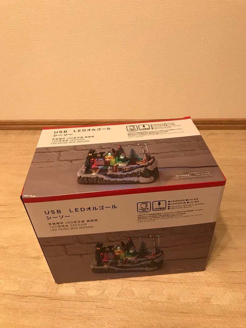 クリスマスオルゴール[新品未開封] 動くシーソー機能付き - メルカリ