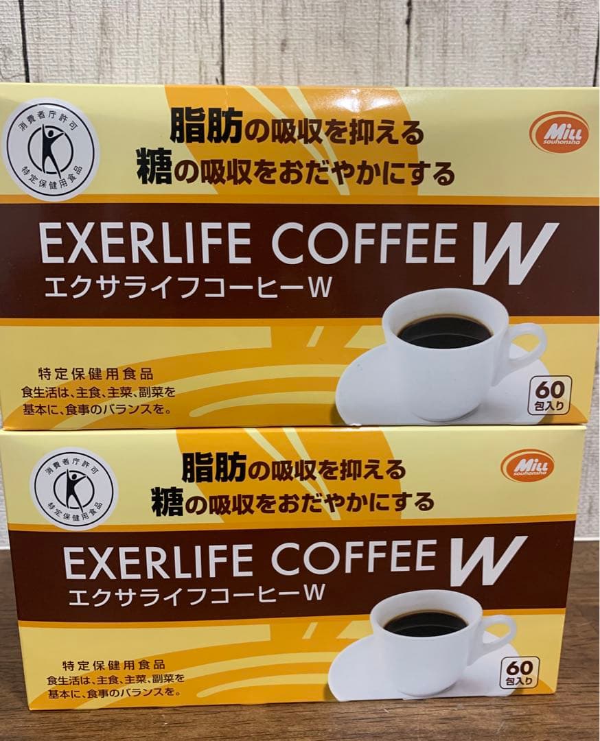 【新品未使用】エクサライフコーヒーW（60包入り）
