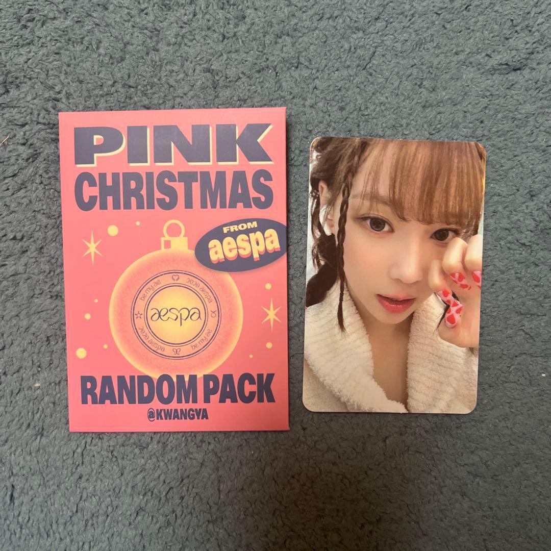 aespa エスパ トレカ pink クリスマス winter ウィンター - メルカリ
