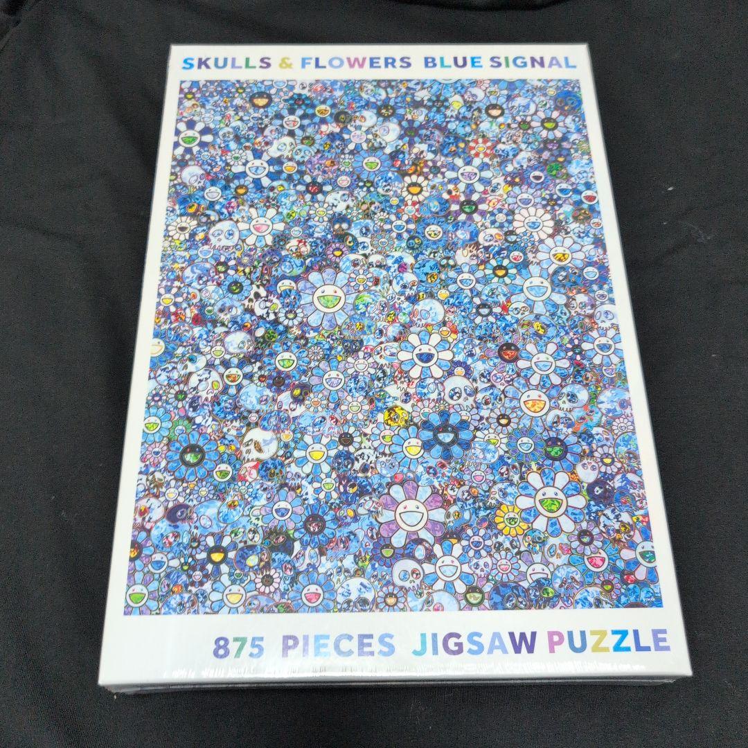 村上隆 SKULLS & FLOWERS BLUE SIGNA ジグソーパズル - メルカリ