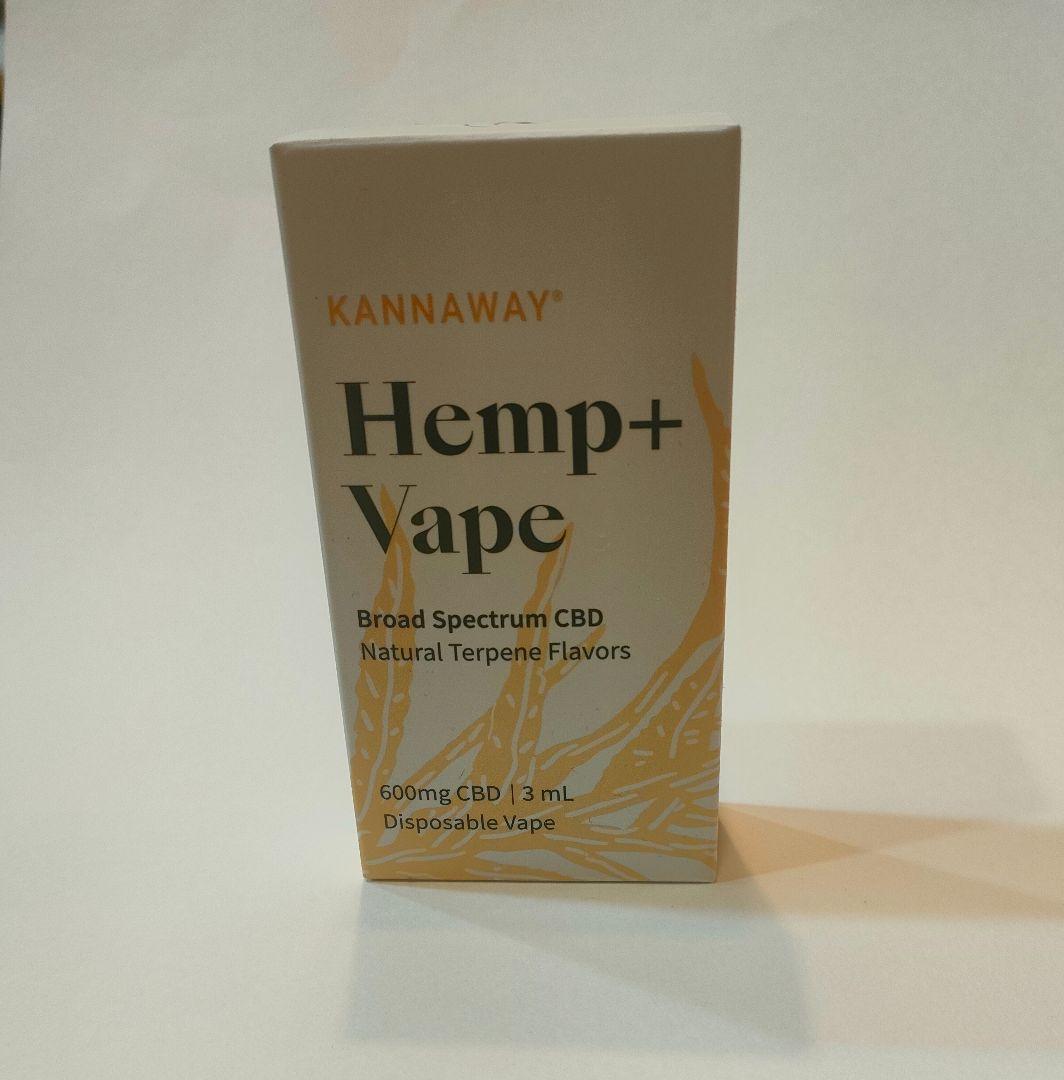 Kannaway（キャナウェイ） Hemp+ Vape 600mg 3mL