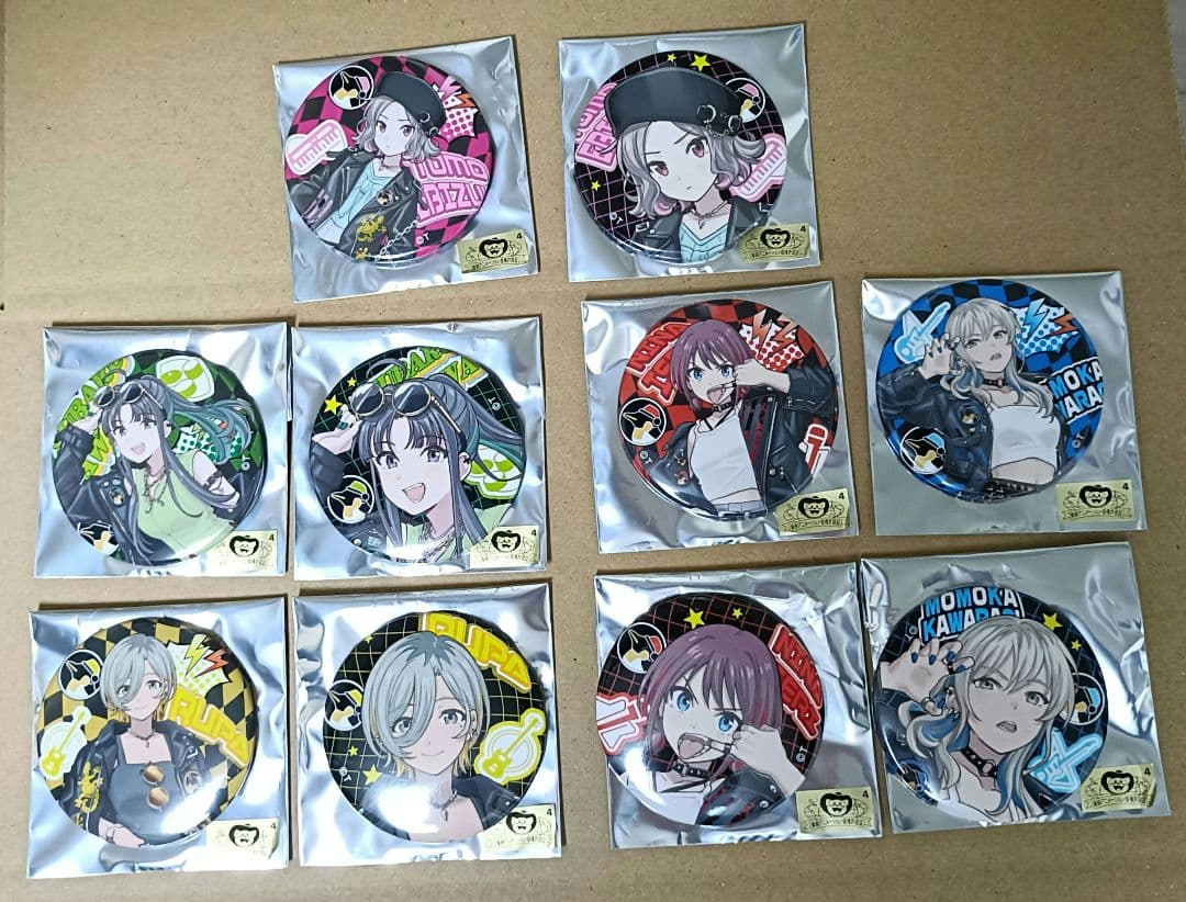 ドンキ4/26ガールズバンドクライ　缶バッジコレクション 【ライダースver.】 ドン・キホーテ対象店舗にて アニメ「ガールズバンドクライ」の新商品